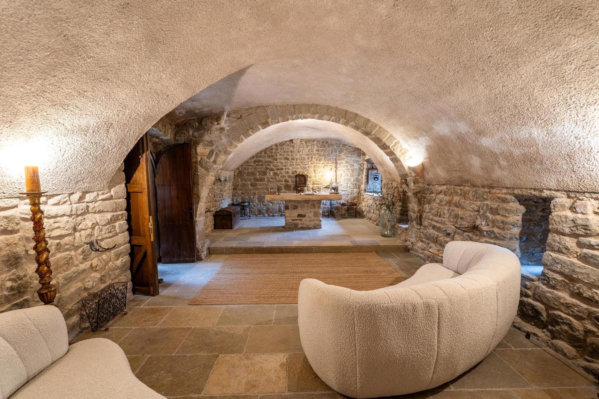 Вилла Castell In Girona Sant Miquel de Campmajor Экстерьер фото