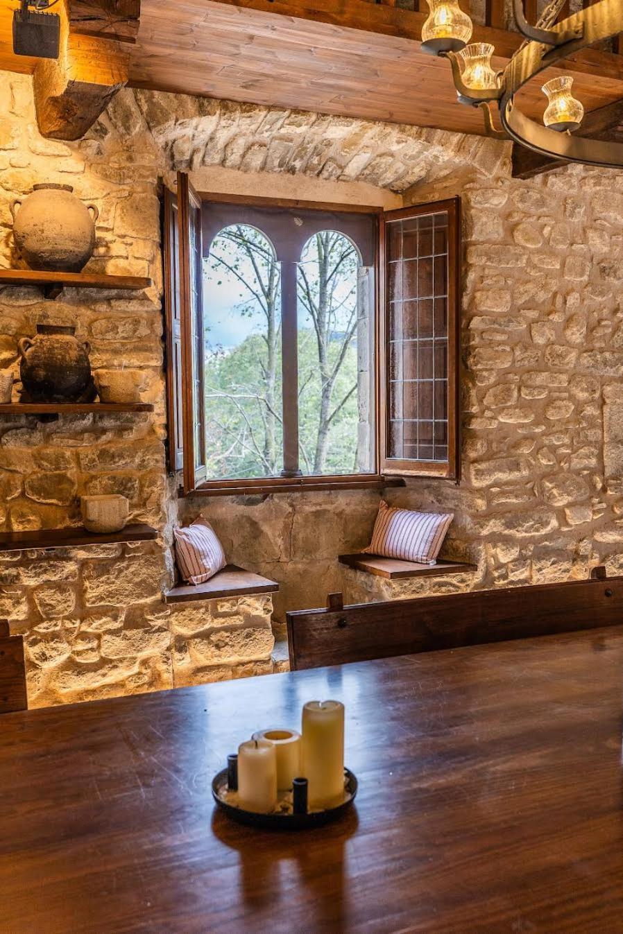 Вилла Castell In Girona Sant Miquel de Campmajor Экстерьер фото