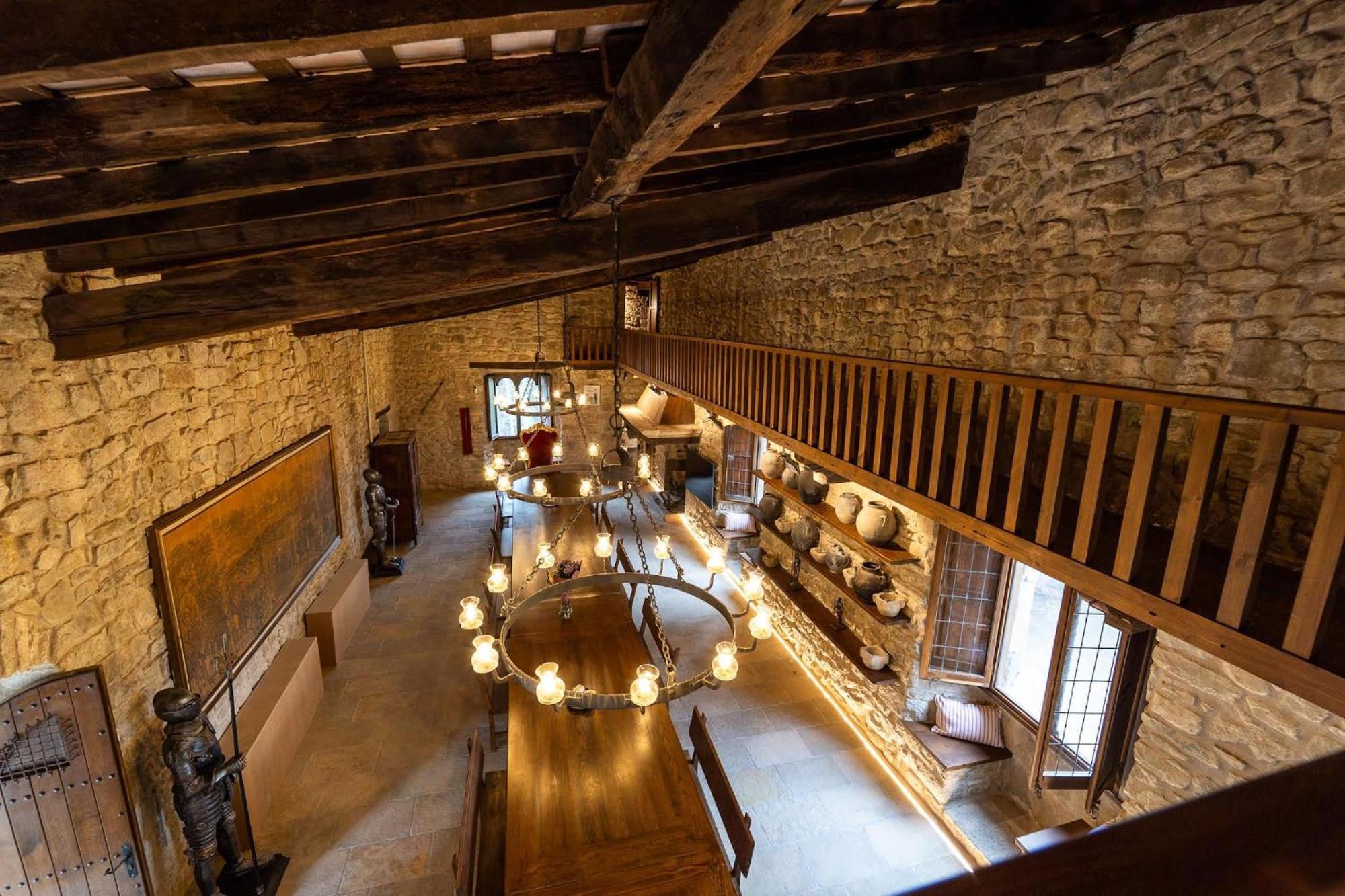 Вилла Castell In Girona Sant Miquel de Campmajor Экстерьер фото
