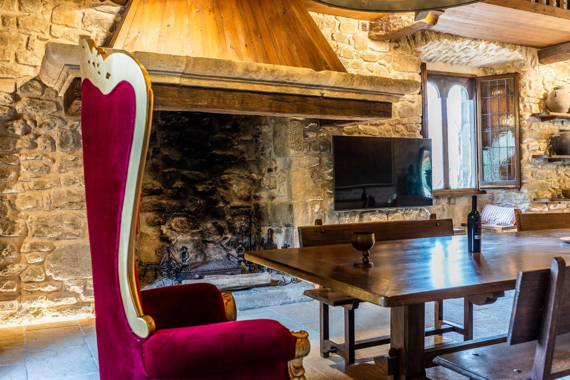 Вилла Castell In Girona Sant Miquel de Campmajor Экстерьер фото