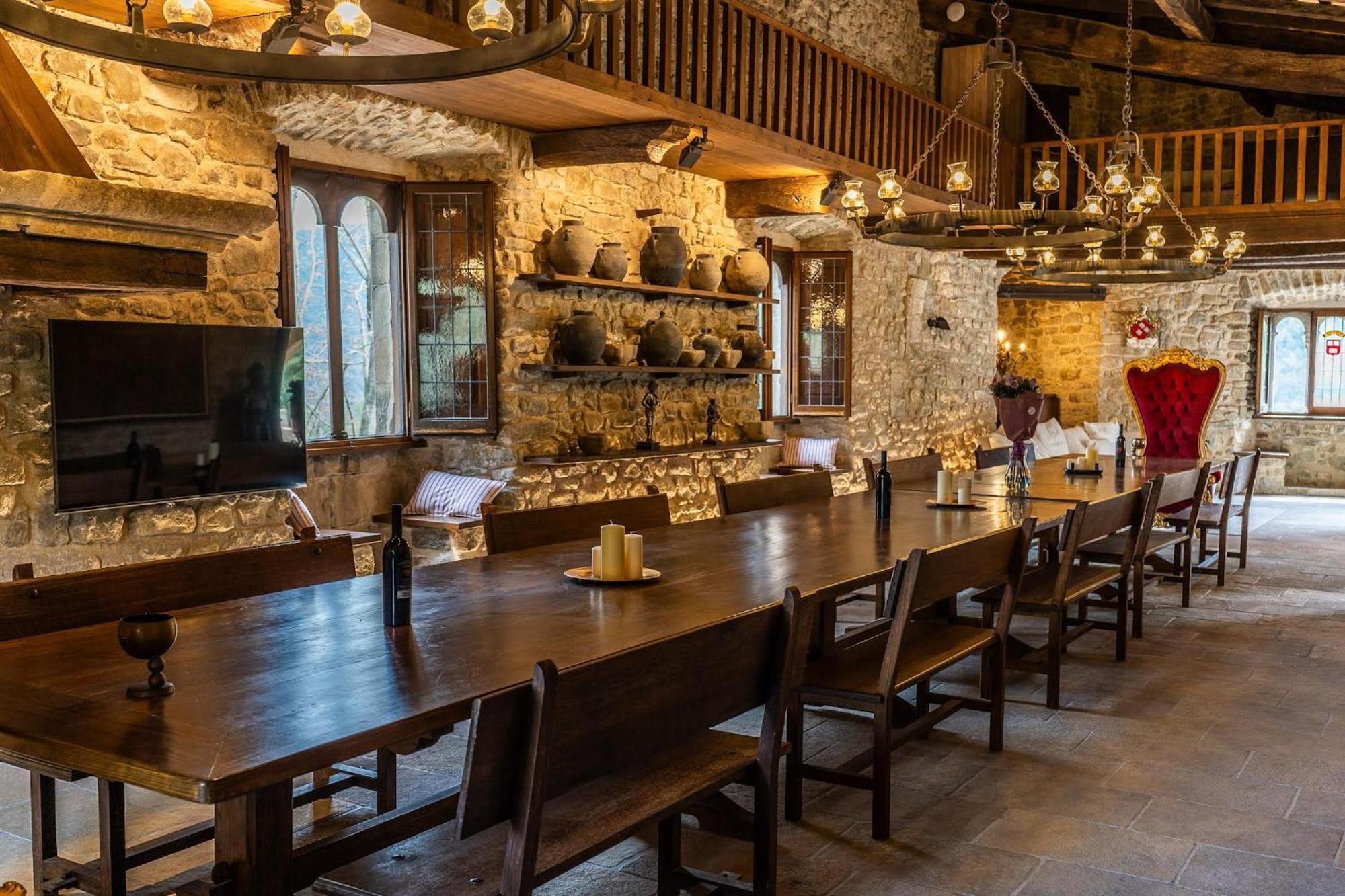 Вилла Castell In Girona Sant Miquel de Campmajor Экстерьер фото