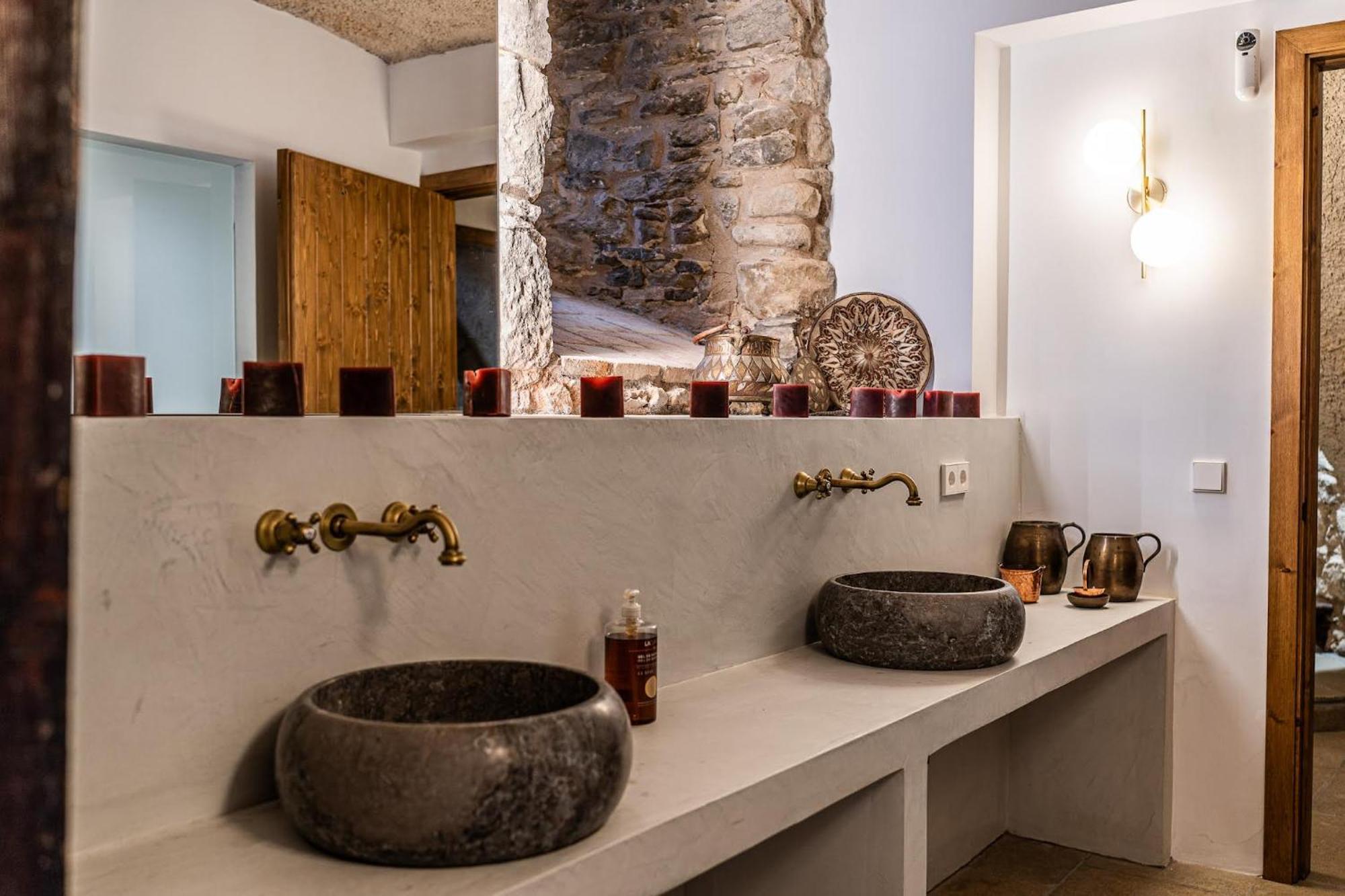 Вилла Castell In Girona Sant Miquel de Campmajor Экстерьер фото