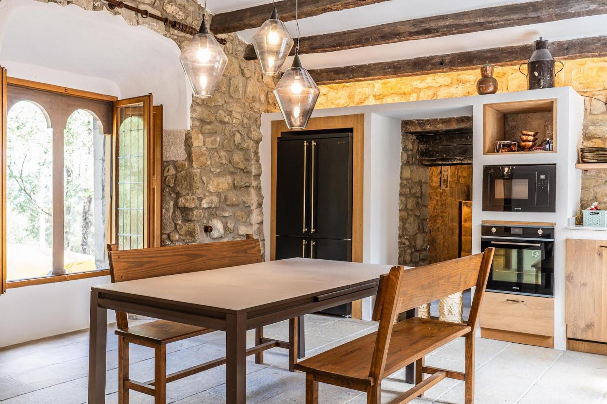 Вилла Castell In Girona Sant Miquel de Campmajor Экстерьер фото