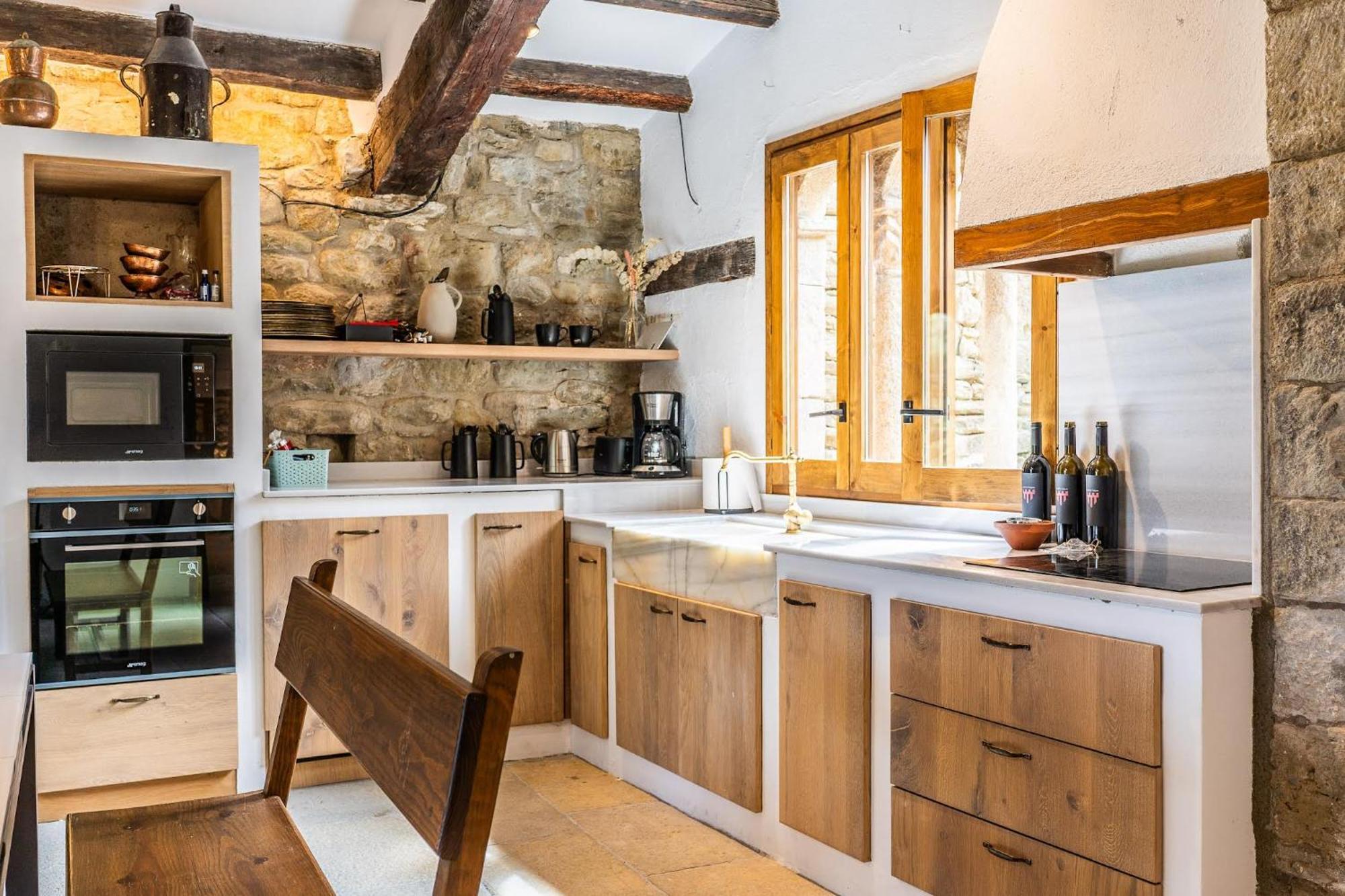 Вилла Castell In Girona Sant Miquel de Campmajor Экстерьер фото