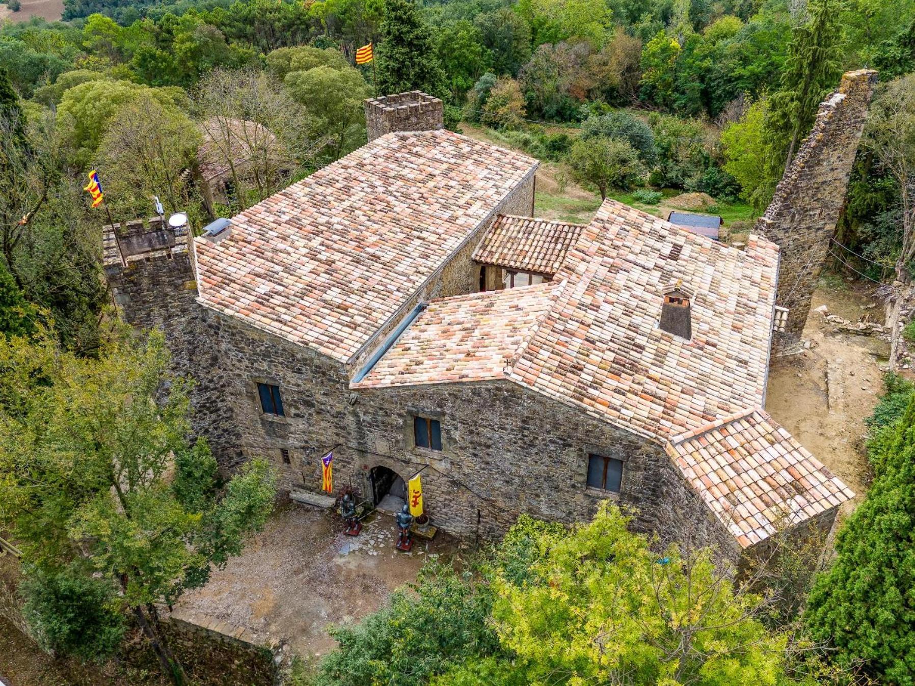 Вилла Castell In Girona Sant Miquel de Campmajor Экстерьер фото